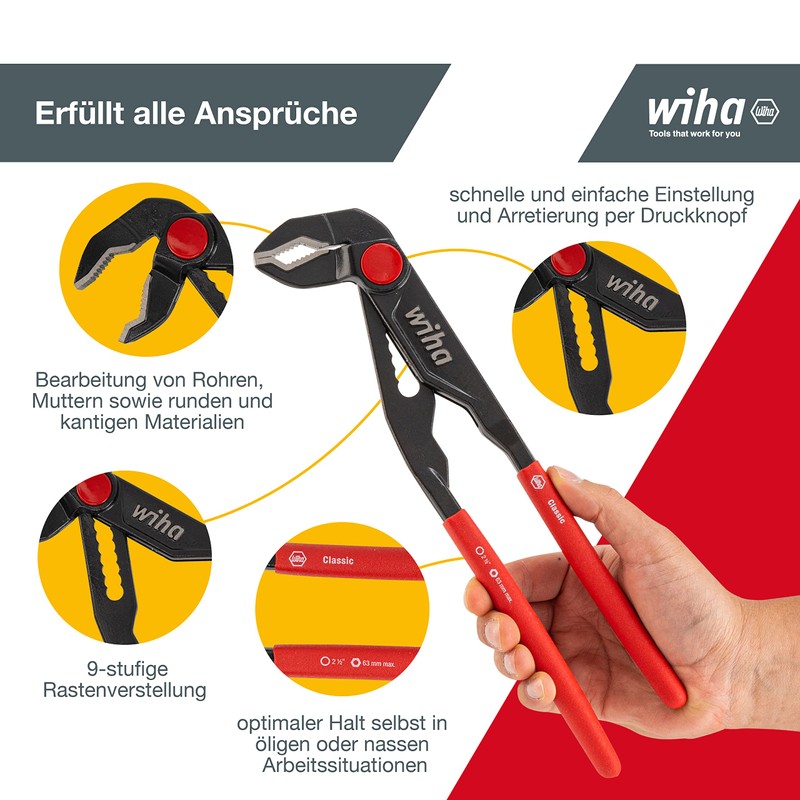 Wiha 300 mm Classic, Red, (Z22030001)