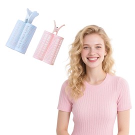 Volumenspendende Haarroller-Clips für Damen, für den täglichen Gebrauch, Volumenclip, einfach zu bedienen, einzigartiges Hautvolumen-Clip, Ton-Design für lange, kurze Lockenwickler, große Größe, 2