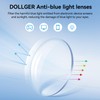 Dollger Blue Light Glasses for Women Men Computer Glasses Square