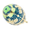 Portable Retractable Toothpick Holder European Style Rose Pattern Hand Press
