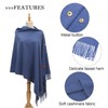 Women’s Winter Pashmina Shawl Wrap with Tassel Lightweight Cashmere Cape