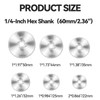 Wjelet 9 Pcs Inside Pipe CutterInside Cutter Internal Cutter Set