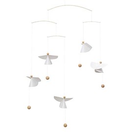 Guardian Angels Hanging Mobile - 26 Inches Handmade in Denmark by Flensted