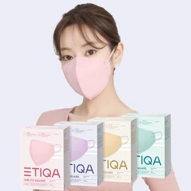 Etica Airlight Square Bird Beak Color Fashion Mask Large 10 Pieces, Neon Green Neon Green_1 Piece 1 Piece / 에티카 에어라이트 스퀘어 새부리형 칼라 패션 마스크 대형 10매입, 네온그린네온그린_1개1개