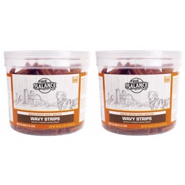True Balance 30 Oz Bacon Cheese Wavy Strips Dog Treats - Pack of (2)