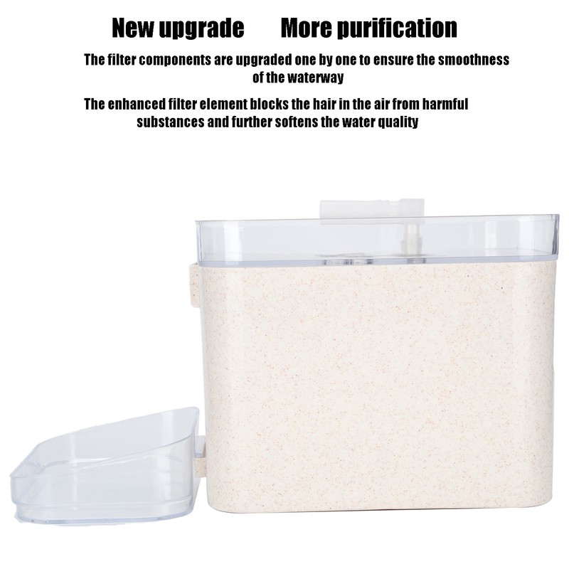 Pet Automatic Drinking Fountain USB Interface Cat Dog Water Feeder