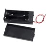 ACEIRMC 2pcs 18650 Battery Storage Case 2 Slots x 3.7V