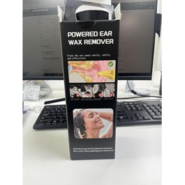 Upgraded Ear Wax Removal with Integrated Dual Tank, Ear Irrigation Flushing System with 4 Pressure Settings, 6 Nozzels, Long Last Usage Time Rechargeable Safe & Effective, IPX7, Black