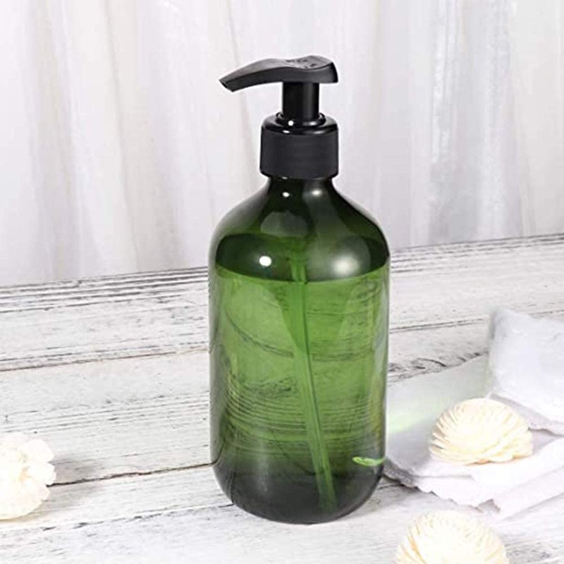 3 x 500 ml pump bottles, shampoo bottle, dispenser bottle,