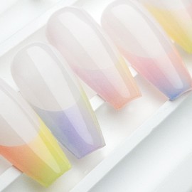 DIAME Diamy Baby Boomer Pastel Satin Syrup Gragel Cheek Nail 10 Piece Set / 다이아미 베이비부머 파스텔새틴 시럽그라젤 치크네일 10종 세트