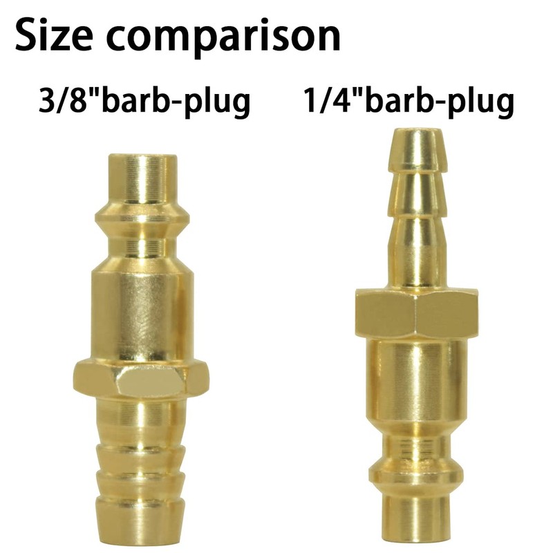 Qolekog Industrial Type D Air Plug 1/4”Coupling x 1/4” Hose