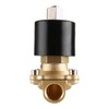 Baomain Pneumatic 1/2 Inch Normally Open 2 Way Brass Electric