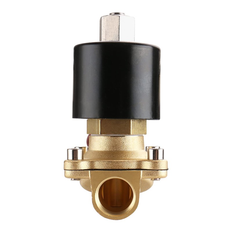 Baomain Pneumatic 1/2 Inch Normally Open 2 Way Brass Electric