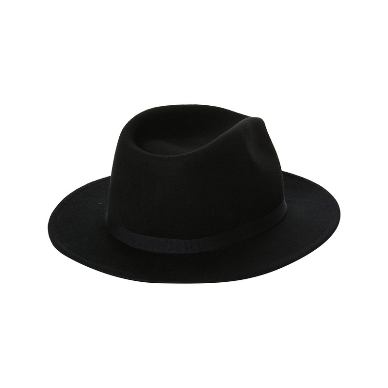 Brixton Messer Packable Fedora Black/Black, XL