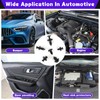 Set of 350 Car Mounting Clips, 6 Different Expansion Rivets,