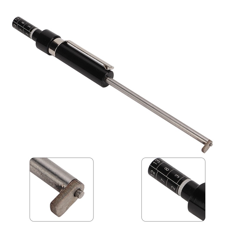 Car Brake Pad Detection Pen Scale Tire Tread Depth Gauge