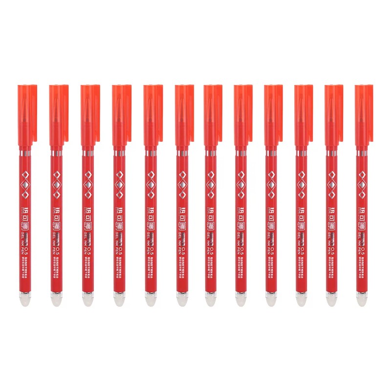Set 12 Pz Plumas Borrables Surtidas Boligrafo Lapicero Borra