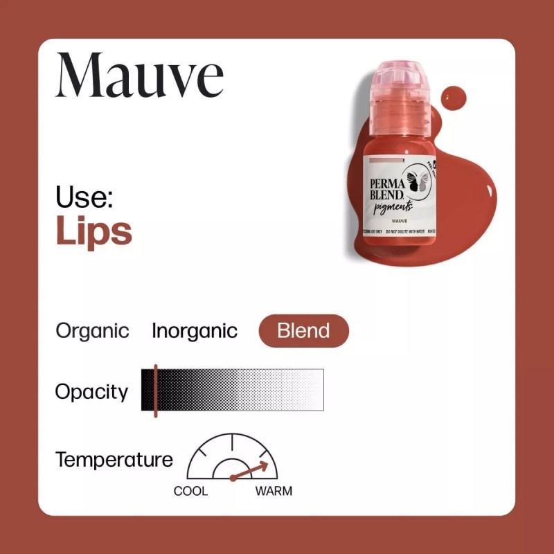 Permablend Mauve-pigmento Para Micropimentación Labios