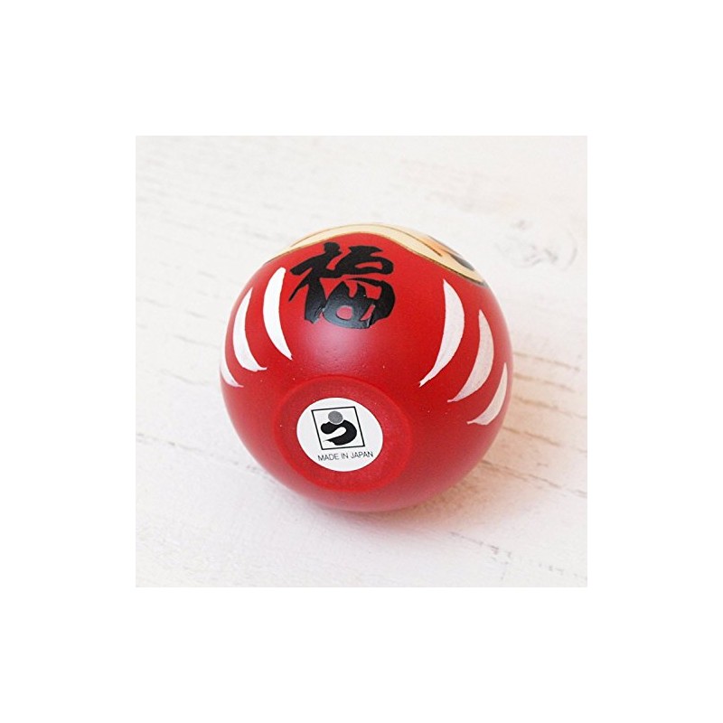 Usaburo Sosaku Kokeshi Doll Happy Daruma Red Color
