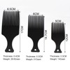 Afro Hair Comb Smooth and Stable Wide Teeth Plastic Styling