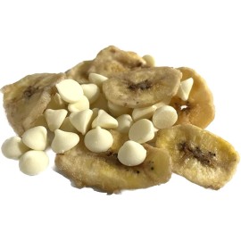 Callebaut Delicious Callebaut Belgian Bakers  White Chocolate Callets & Banana Chips mix - 8oz