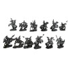 Set of 12 Medieval Armored Cavalry Horse Knights in Suit