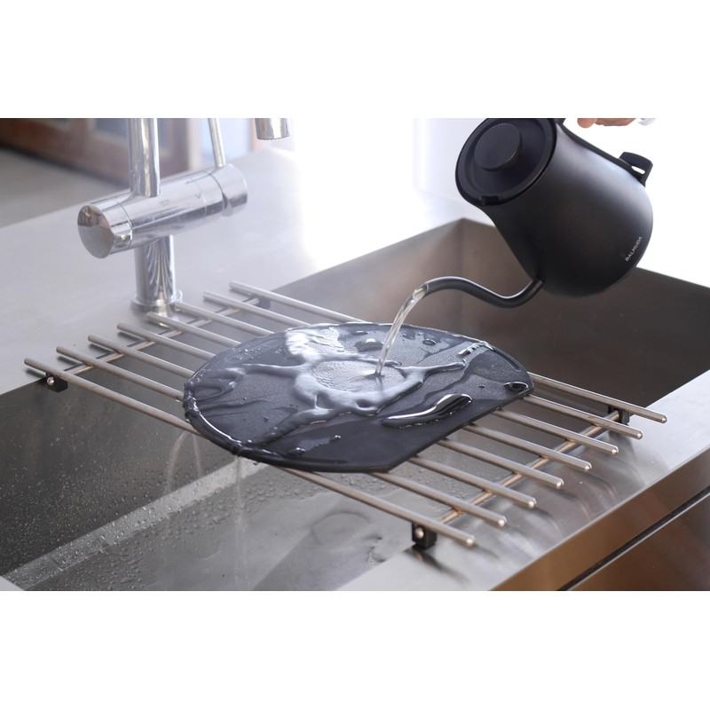 Ihara SN-106 SUMINO Scratch Resistant Antibacterial Soft Cutting Board, Black