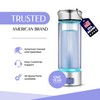 LevelUpWay Hydrogen Water Bottle - Advanced SPE/PEM Technology, Premium Borosilicate