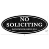 Kichwit 2 Pack No Soliciting Sign for Door, Do Not