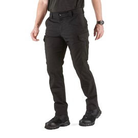 5.11 Tactical Men's Icon Pants, Straight Fit, Gusseted, 8 Pockets, Style 74521ABR, Black, 34W x 32L