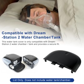 Water Chamber Lid Replacement for Dream-Station 2 (DS2) Humidifier Water Tank, Humidifier Water Tank Cover Replacement Part, Replacing Broken Humidifier, Lid Only