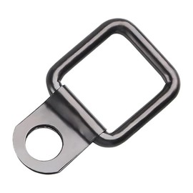 AIMALL 6PCS Black Heavy Duty Fixing Point Anchor Eye Tie Down Lashing Loop D-Ring Hooks, Swivel, Anti-Rust Zinc Coated, Compatible with Jeep Wrangler JK JKU JL JLU and Other Vehicles