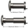 Door Viewer Spy 200° Wide Angle Lens Chrome Chrome 37-58