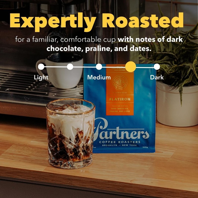 PARTNERS COFFEE ROASTERS - Whole Bean Coffee (Flatiron - Espresso,