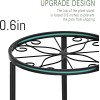 CADANI 5-Pack Metal Plant Stands for Outdoor Indoor, Anti-Rust Iron