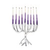 Yair Emanuel Modern Tree of Life Hanukkah Menorah - Diseño
