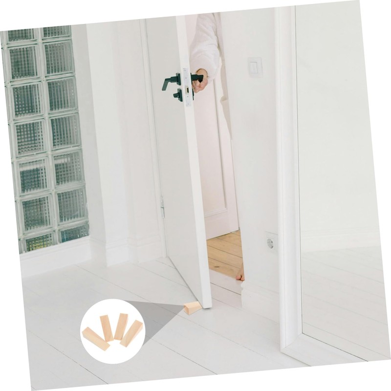 COHEALI Pcs Wooden Door Wedge Stopper Retainer Stop Keep Door