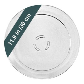 Puxyblue 4393799 4393751 Microwave Glass Tray Fit for Whirl-pool & Ken-more & May-tag Replaces for 8206226 30QBP4185 AP3130793 PS373741 Microwave Glass Plate Turntable (1 year Warranty)