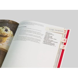 IF Book Notes Sticky Notes, Sticky Pagemarkers - Foodie themed