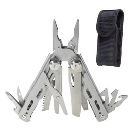 HFS(R) Multi-functional Pliers, Multi-Tool Pliers, 16 in 1 Cutter, For Household, Camping, Foldable, Storage Bag Included, For Camping, Emergencies, Emergency