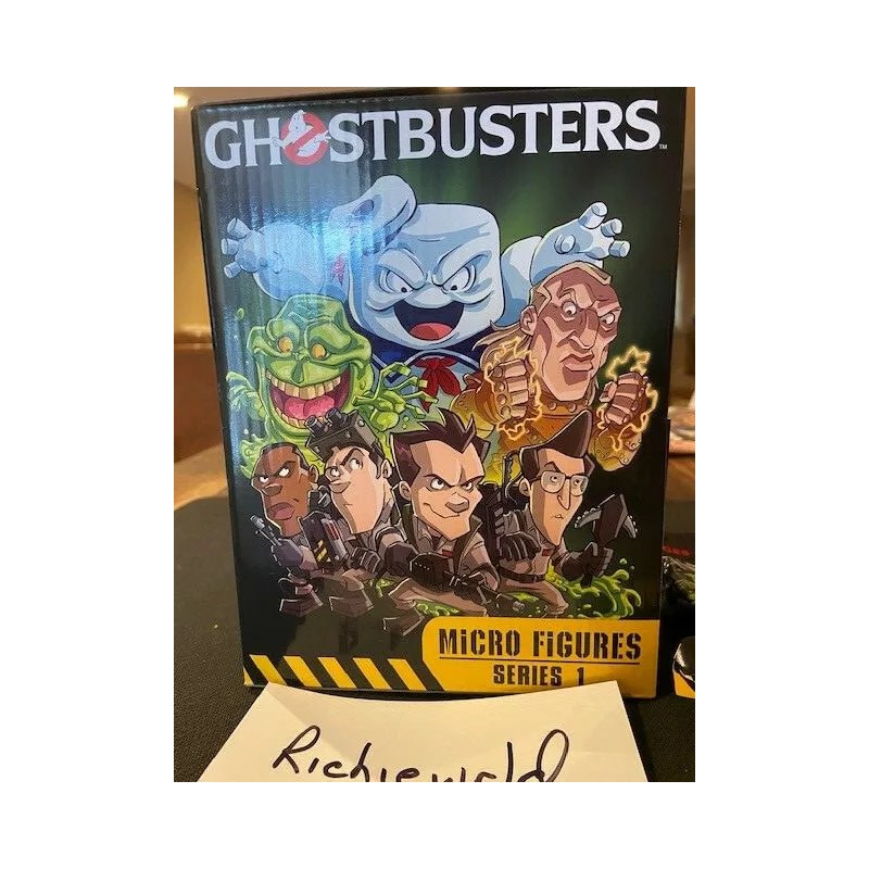 Mattel Toys FULL DISPLAY of 24 GHOSTBUSTERS CRYPTOZOIC MICRO FIGURES-VHTF