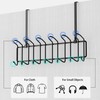 Minggoo Coat Rack Wall Mounted Hook Rack Over The Door