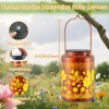 KagoLing Solar Lantern Hanging Light LED Hummingbird Outdoor Garden Lamp