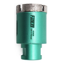 FACHLICH Diamond Core Drill Bit - 1-3/5" 40mm Granite Hole Saw for Wet Drilling Concrete, Marble,Granite,Artificial Stone,Tile,Brick, Limestone