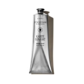 L'OCCITANE Crema para pies de manteca de karité 15% orgánica, hidrata, calma y suaviza los pies, repara los talones agrietados y secos, absorción rápi