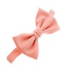 My Lello Baby Gabardine Adjustable Pre-Tied Bow Tie - Peach