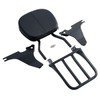 TCT-MOTORPARTS Backrest Sissy Bar & Luggage Rack Fit for Harley