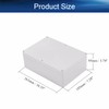 Heyiarbeit 1Pcs 263x185x95mm/10.35" x 7.28" x 3.74" ABS White Dustproof