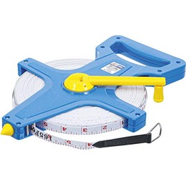 BGS DIY 2159 | Tape Measure | 50 m | Width 13 mm | Fibreglass | Marked on Both Sides, Inch and Metre Scale | Tape Measure