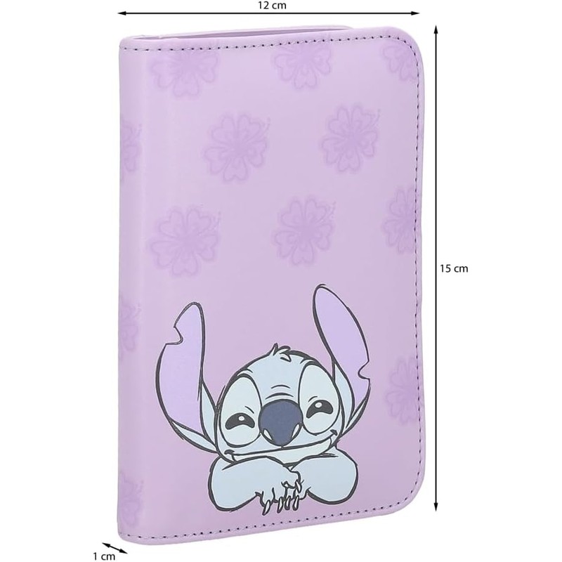 W Capsule Stitch Porta pasaporte para Mujer Morado ACWANSHI14CW